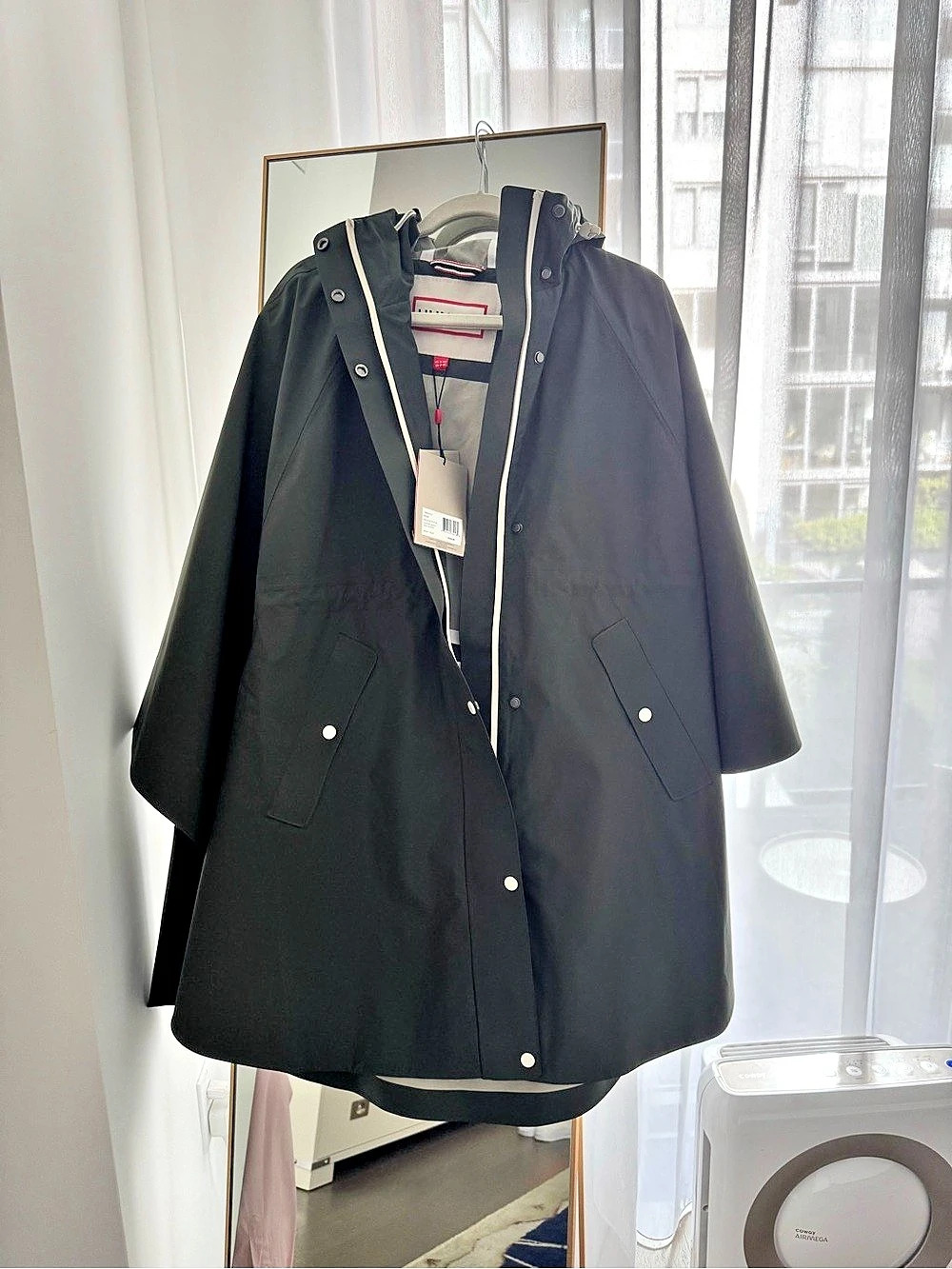 Hunter Original Rubberized Poncho Rubberized Rain Poncho in Green Size XS-S NWT - Picture 4 of 7